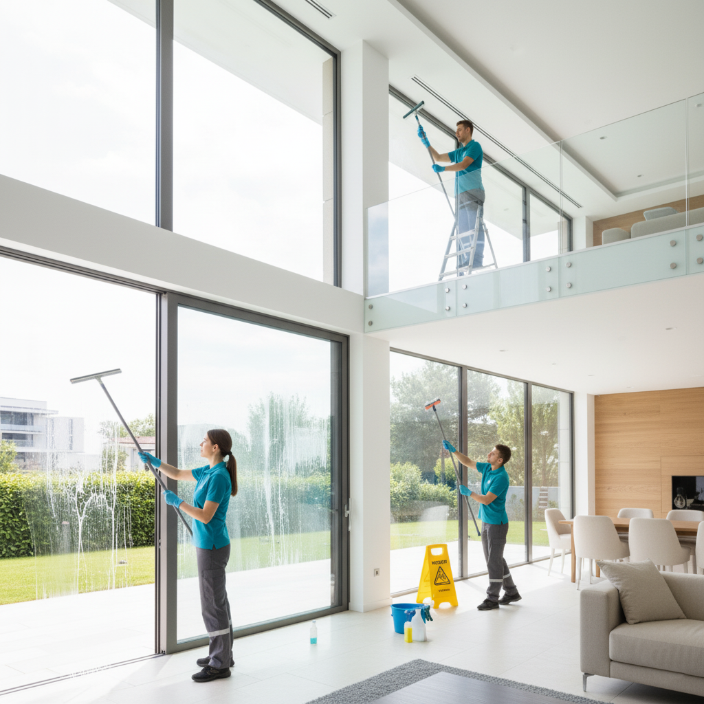 İç ve Dış Cephe Cam Temizliği