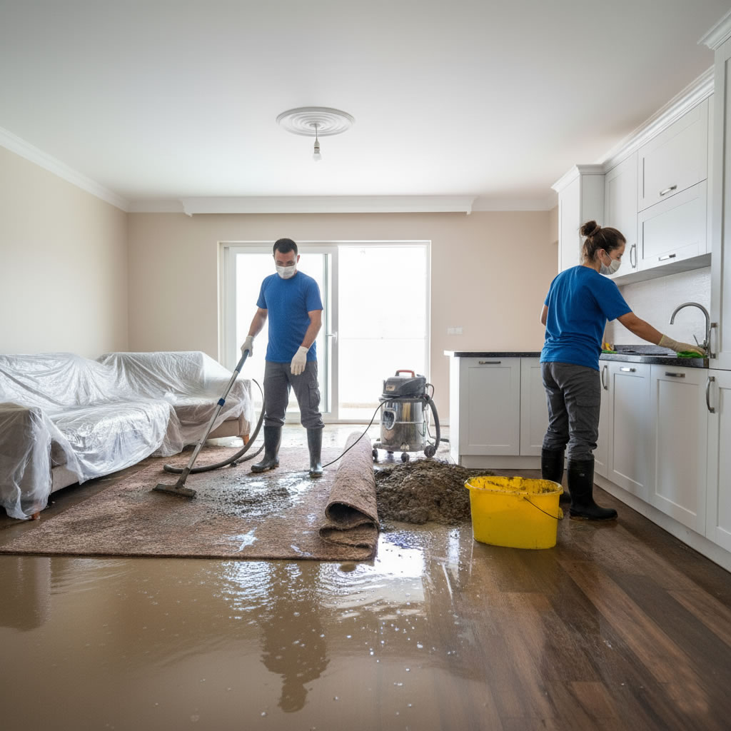 Su Baskını Sonrası Temizlik